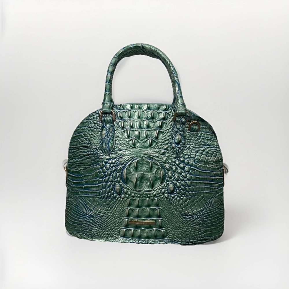 NWT Brahmin Mineral Blue Satchel Purse